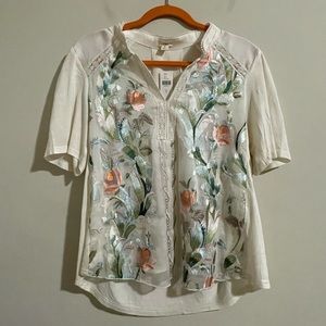 Anthropologie top w tags